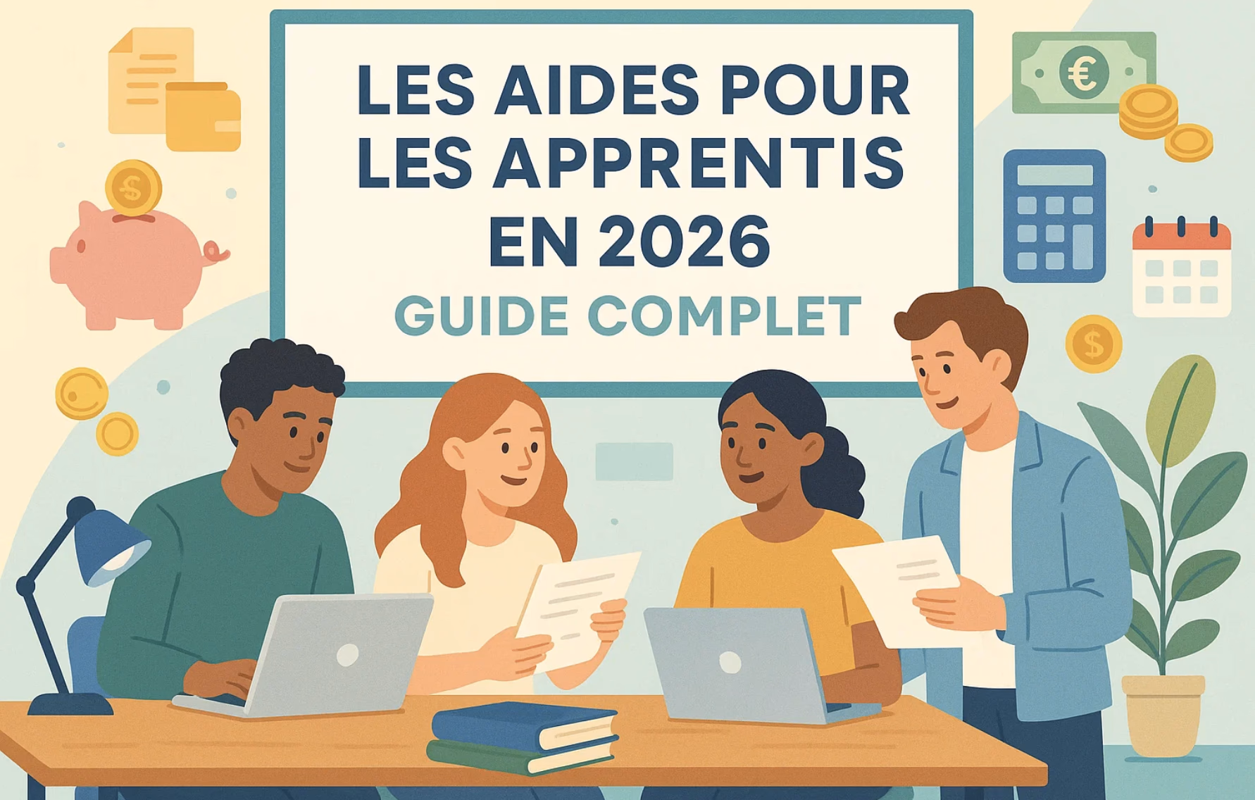 Équipements et outils utilisés par un apprenti
