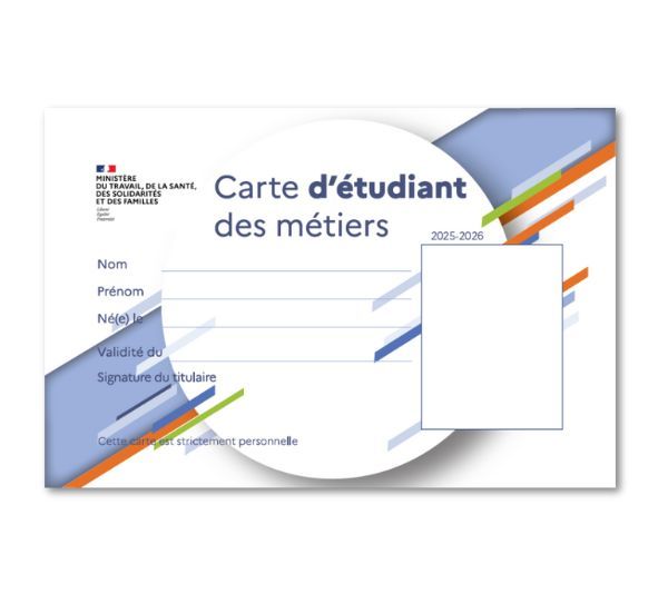 Carte d’étudiant des métiers et avantages apprentis