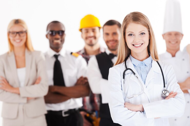 Apprentis découvrant différents métiers professionnels